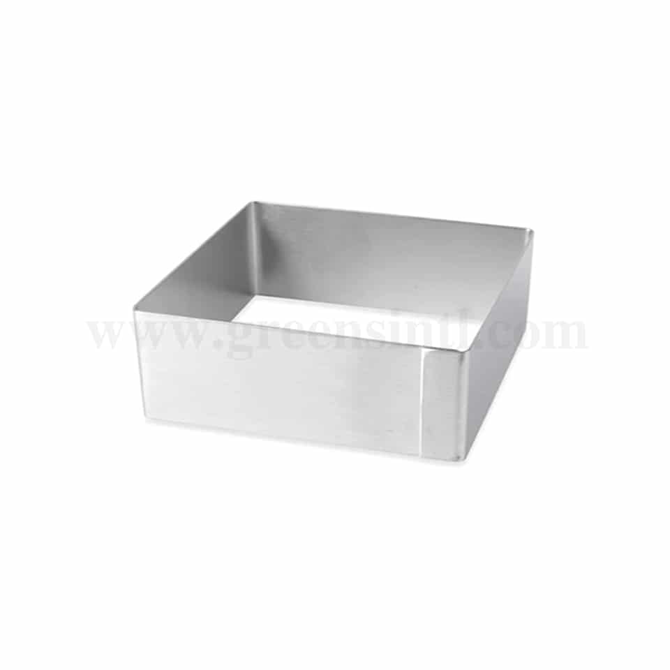 GREENS CHOICE Cake Ring Square L 180 mm x H 50 mm