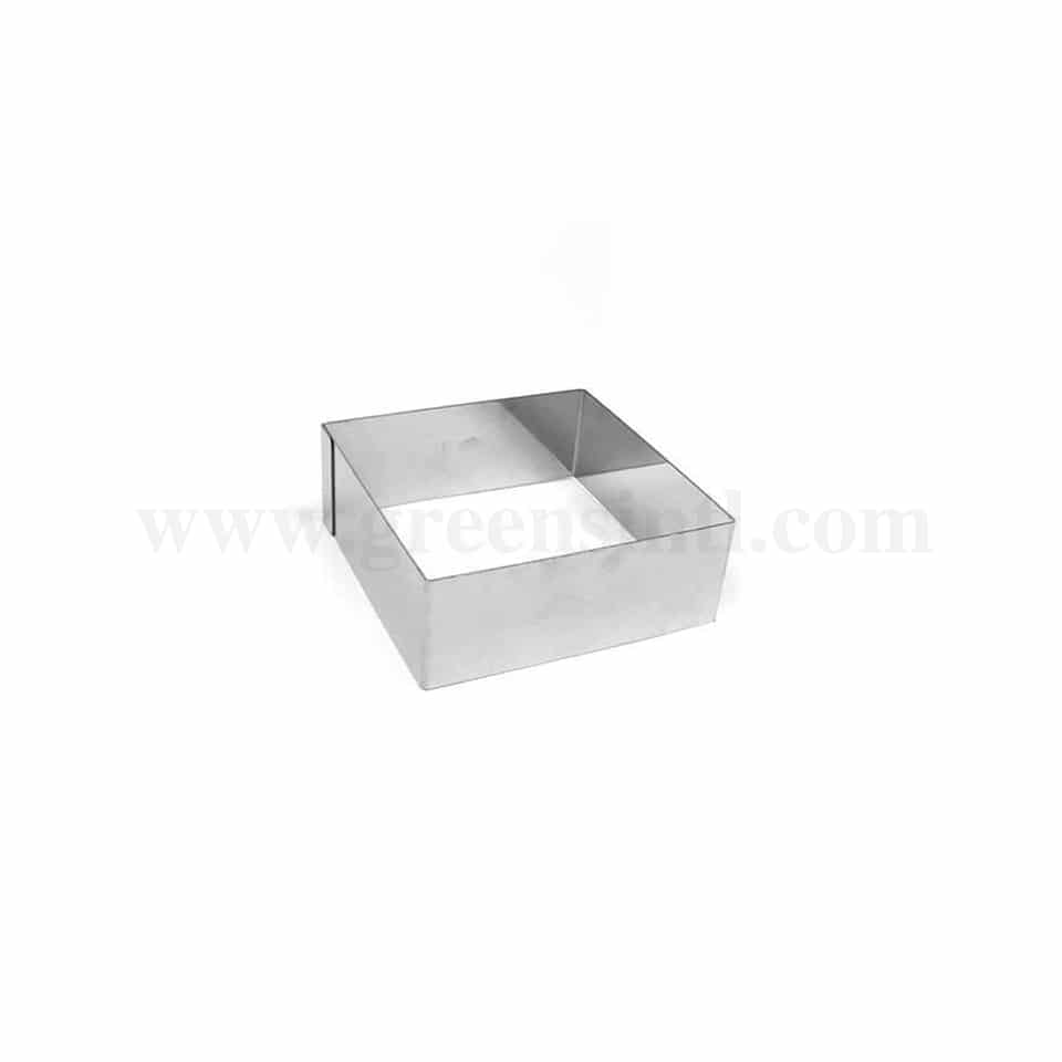 GREENS CHOICE Cake Ring Square L 80 mm x H 60 mm