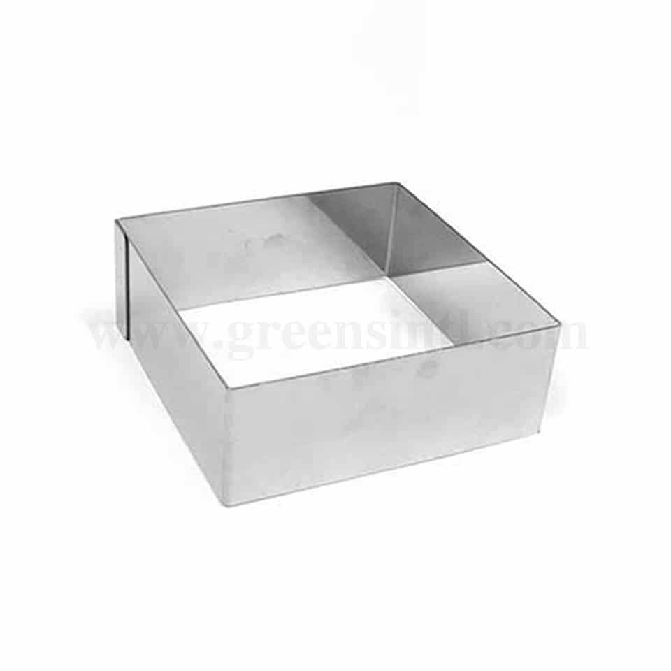 GREENS CHOICE Cake Ring Square L 280 mm x H 60 mm