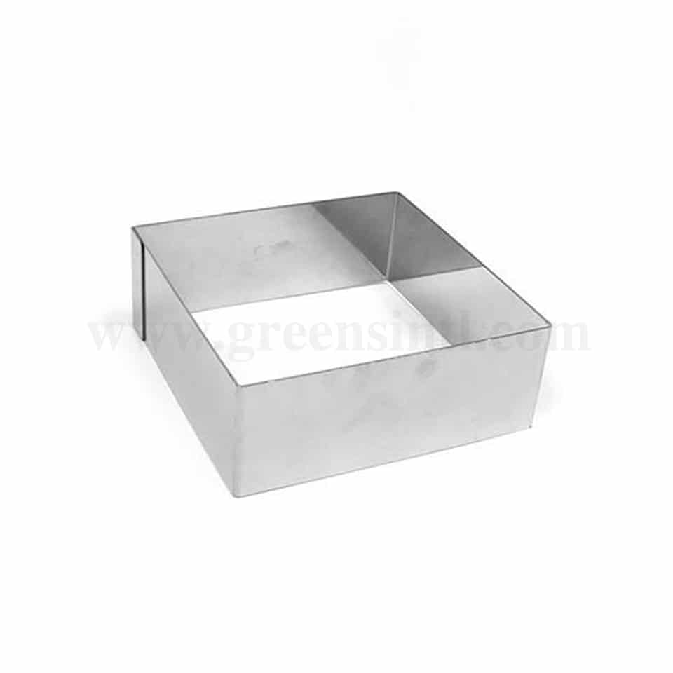 GREENS CHOICE Cake Ring Square L 200 mm x H 150 mm