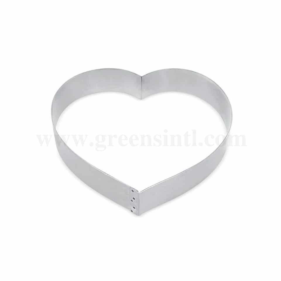 GREENS CHOICE Cake Ring Heart Big L 230 mm x W 200 mm x H 45 mm