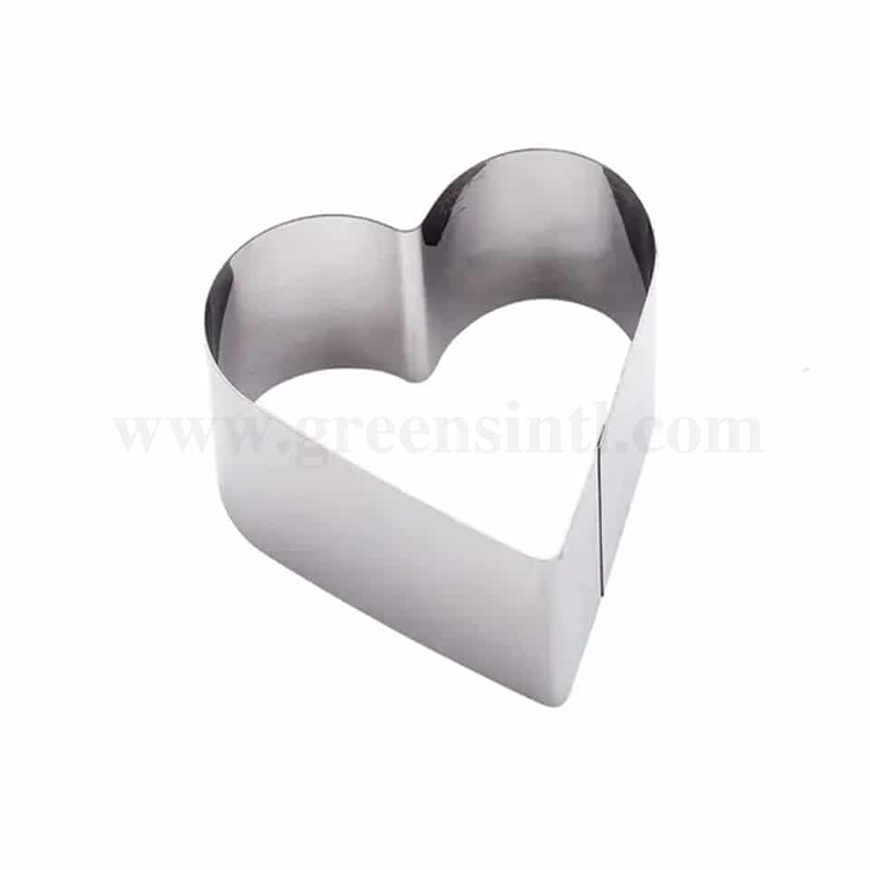 GREENS CHOICE Cake Ring Heart Big L 230 mm x W 160 mm x H 35 mm