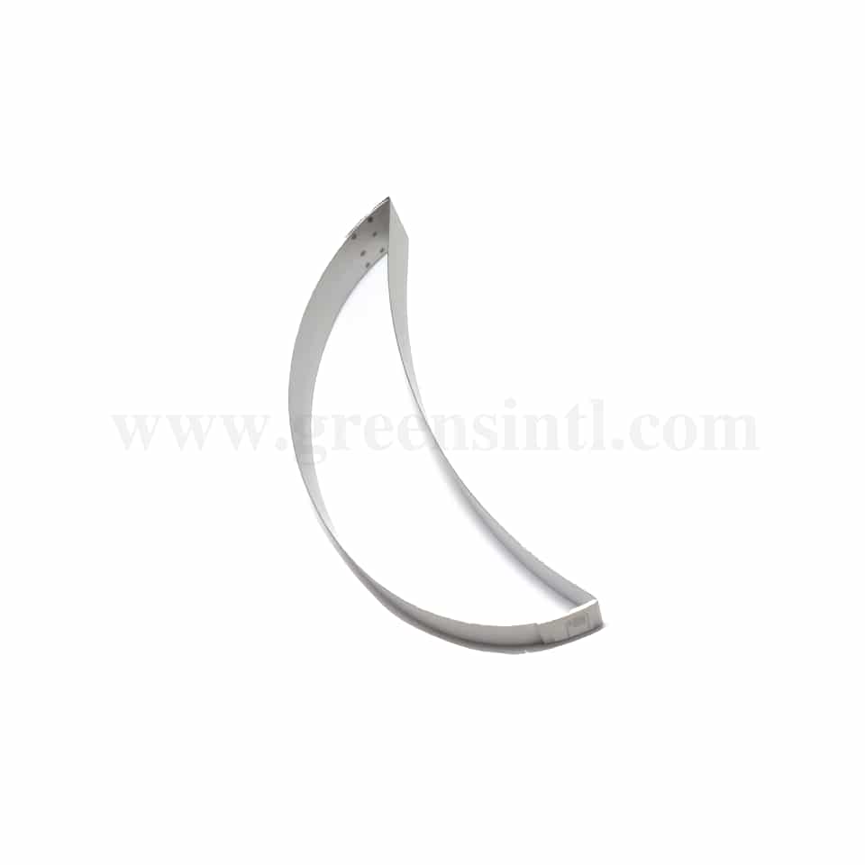 GREENS CHOICE Cake Ring Half Moon L 100 mm x W 40 mm x H 45 mm