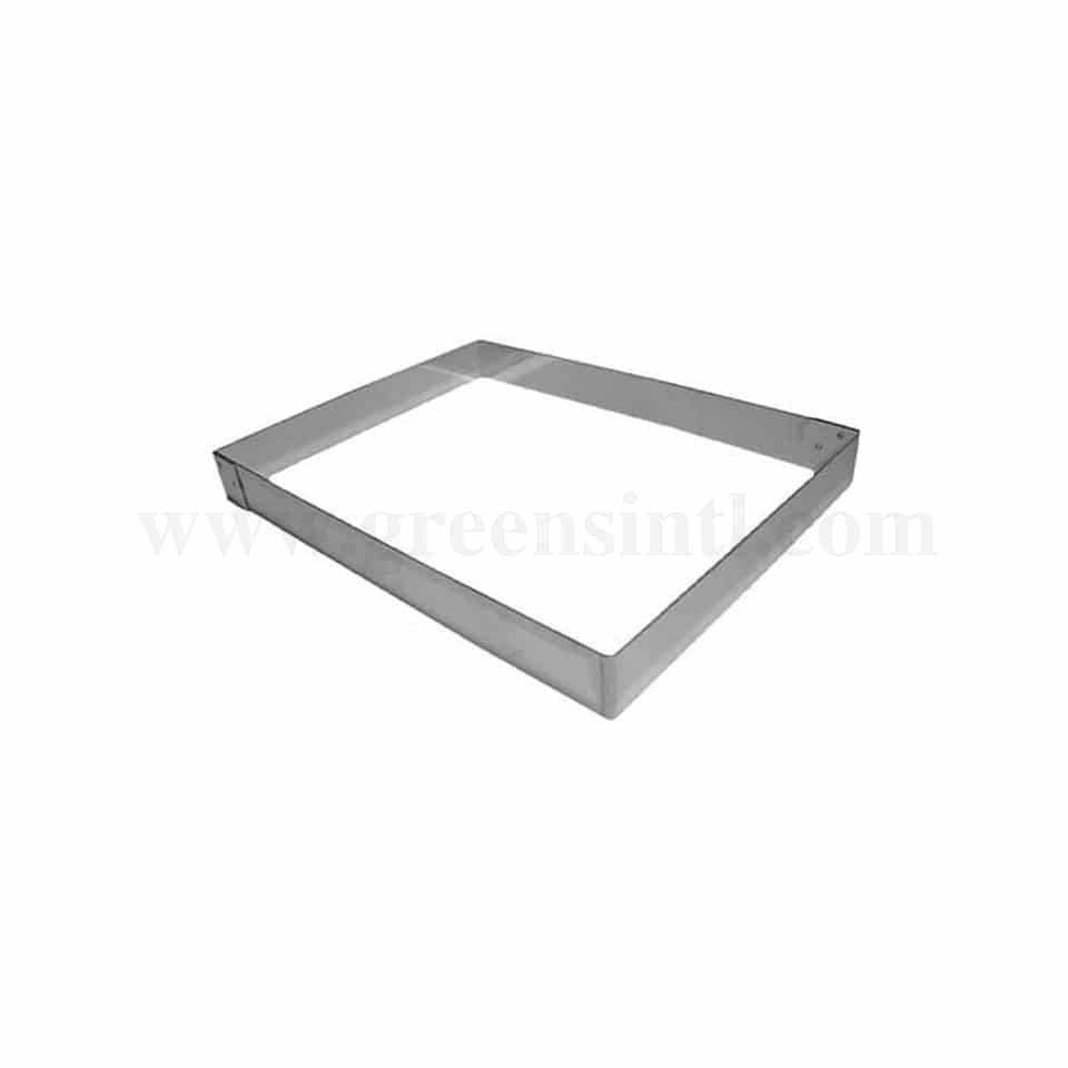 GREENS CHOICE Cake Ring Rectangle L 365 mm x W 265 mm x H 35 mm