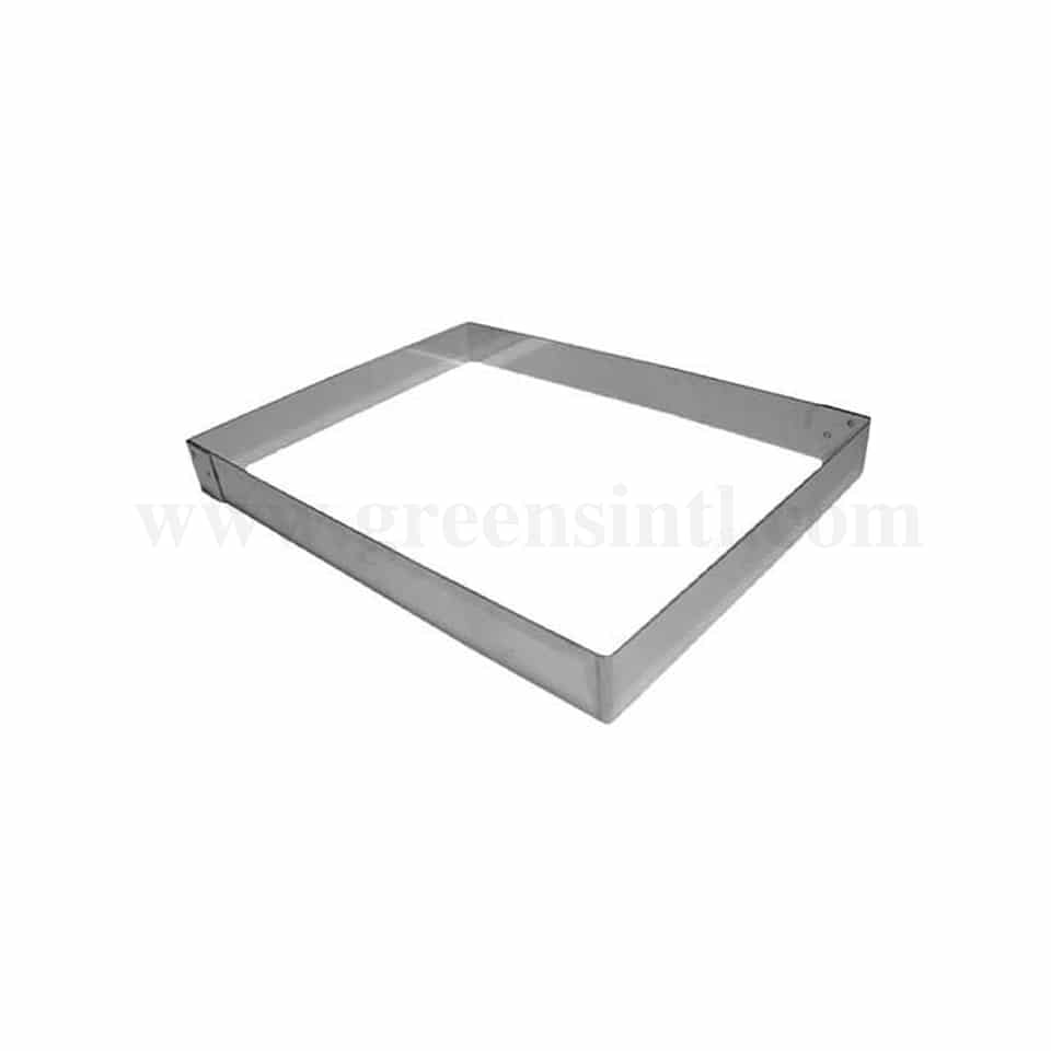 GREENS CHOICE Cake Ring Rectangle L 510 mm x W 305 mm x H 55 mm