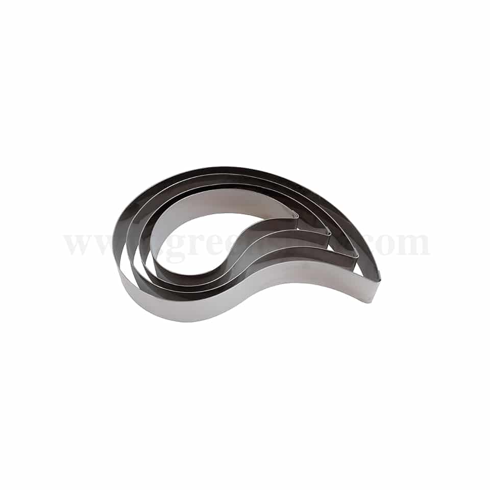 GOBEL Comma Cake Ring 280 x 190 x h 45 mm