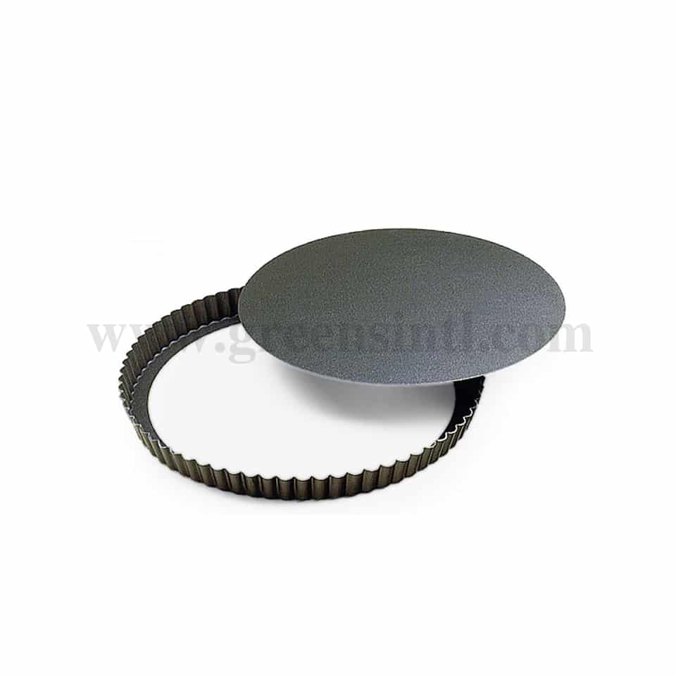 GOBEL Non-stick High fluted round pie dish Removable bottom D 260/240 x h 35 mm