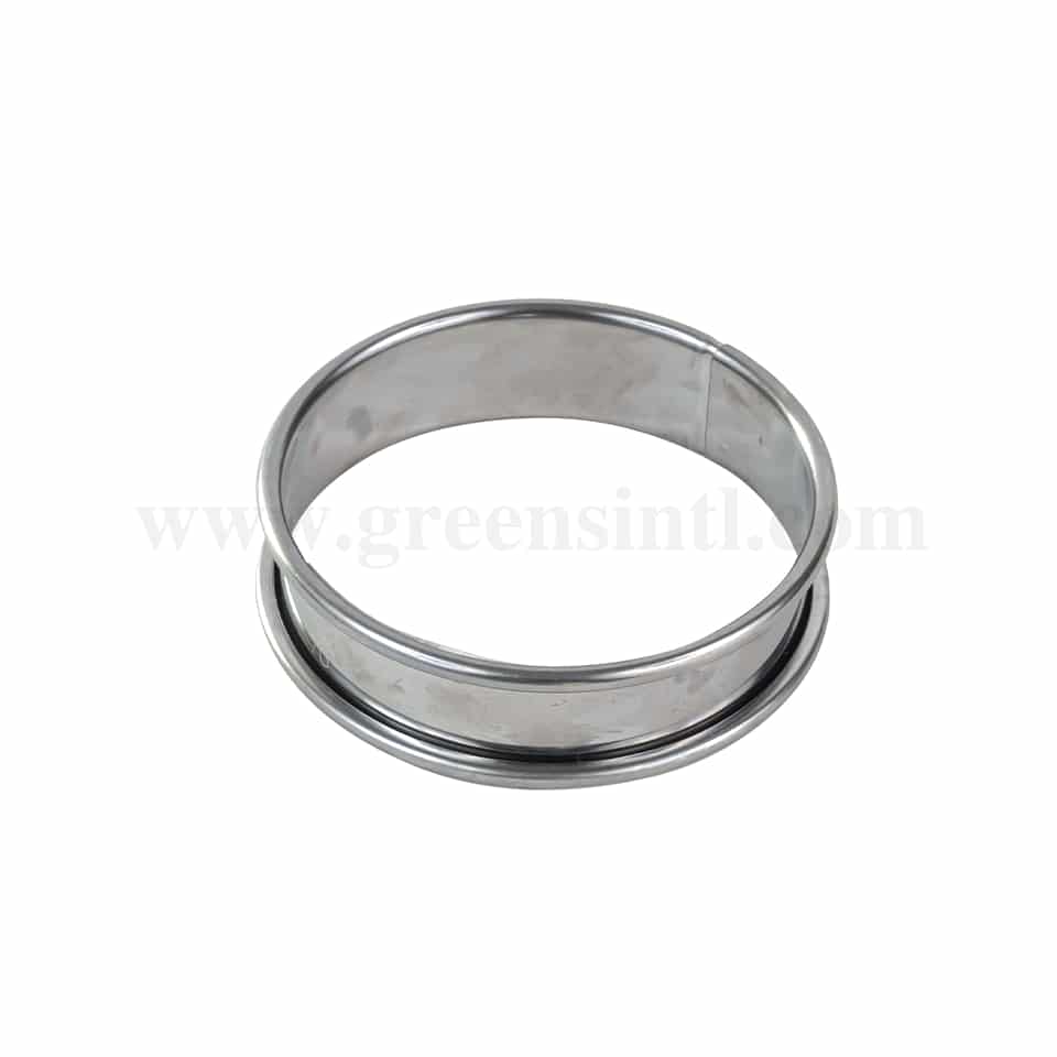 GOBEL Stainless steel Tart ring rolled edges D 110 x h 20 mm
