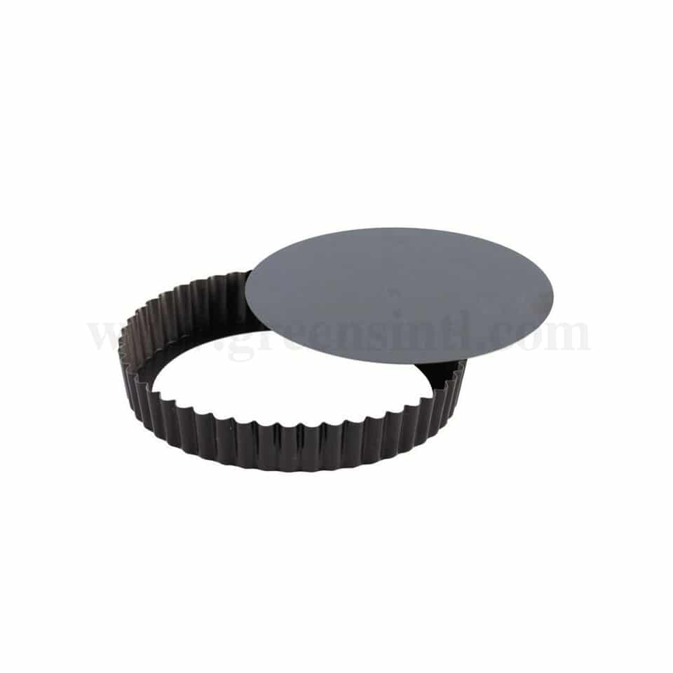 GOBEL Non-stick Round fluted pie dish Removable base D 320/310 mm h25 mm