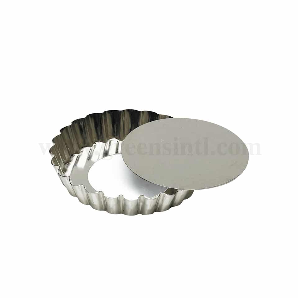 GOBEL Round fluted tartlet Removable base - D110/90 x h20 mm