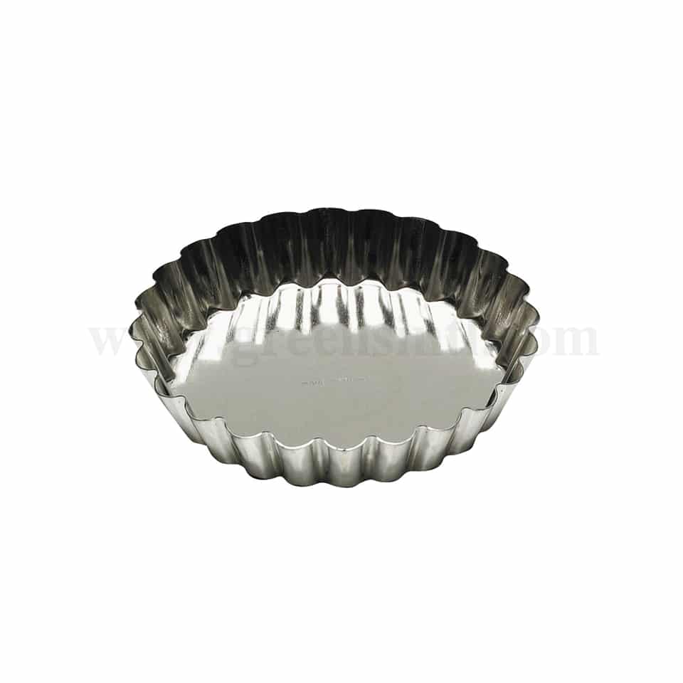 GOBEL Round fluted tartlet fixed base D 140/130 x h25 mm