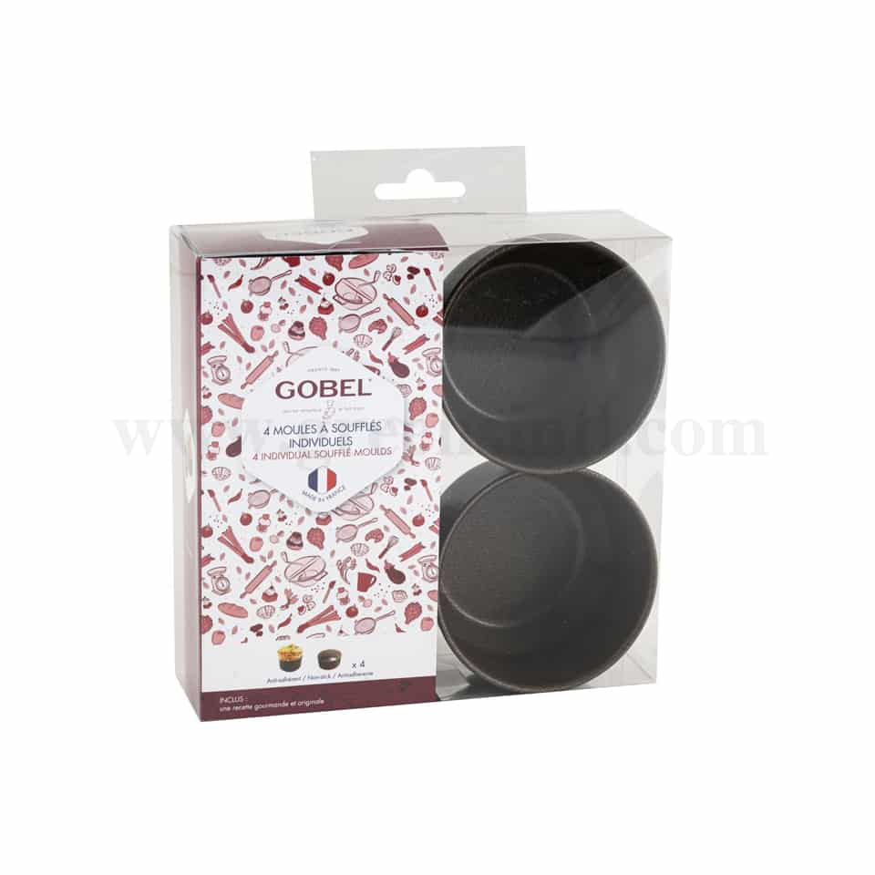 GOBEL Non Stick Individual soufflés Set of 4