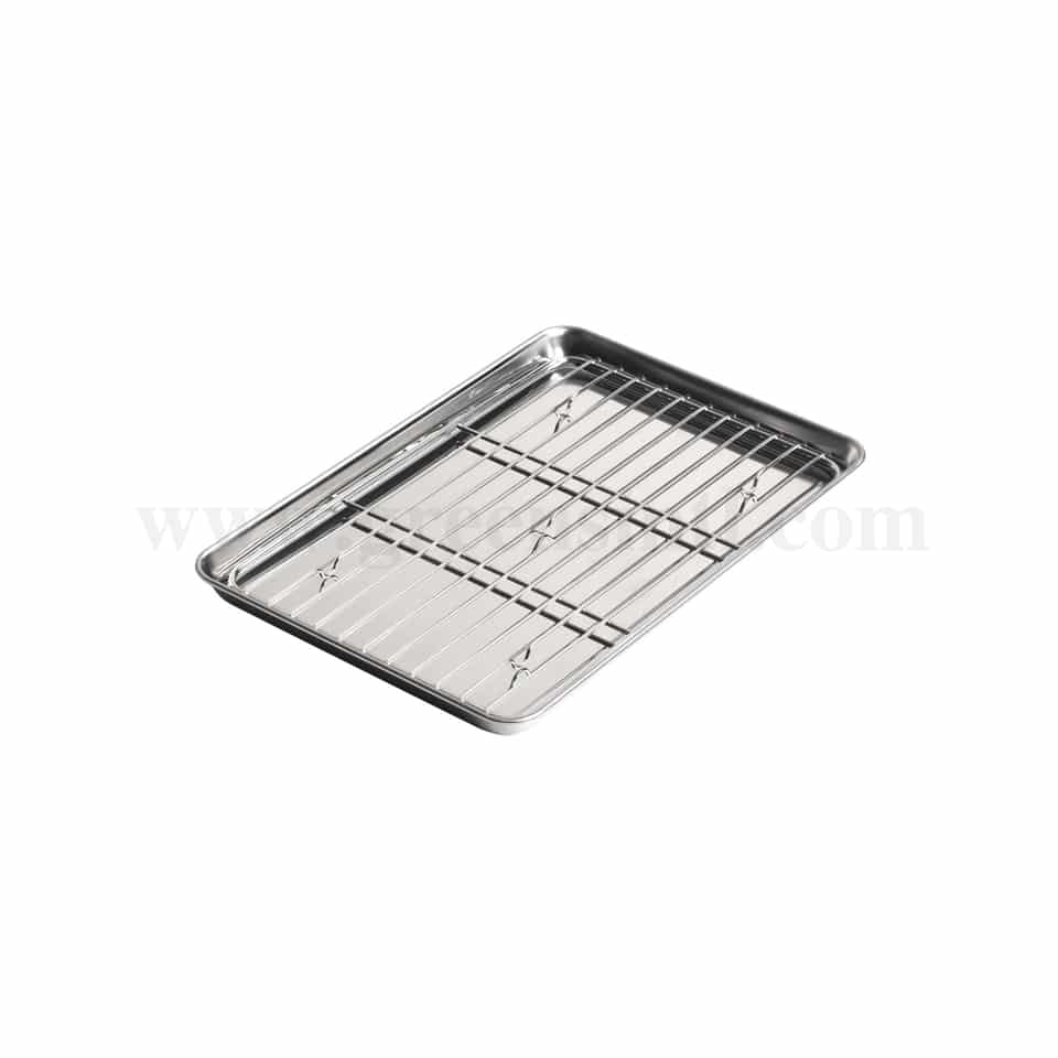 LOUIS TELLIER Japanese Serving Trays with Grid 256 x 176 mm