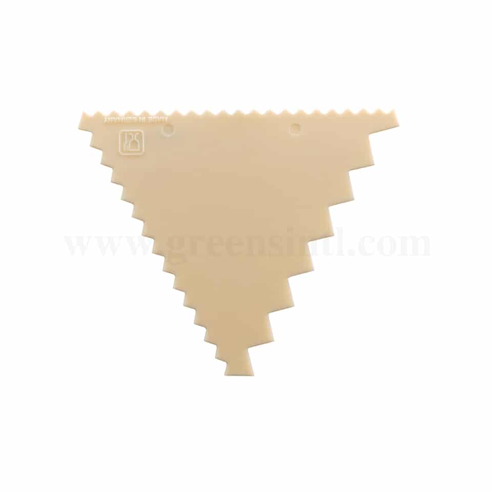 THERMOHAUSER Three Sided Scrapper with Pointed Teeth 93 x 83 mm