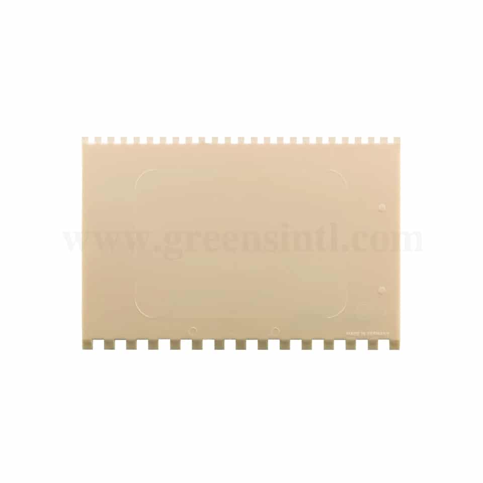 THERMOHAUSER Double Sided Scrapper with Flat Teeth 150 x 100 mm