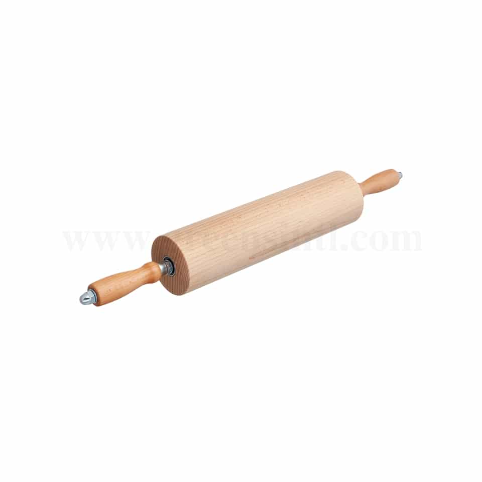 THERMOHAUSER Wooden Rolling Pin 350 x D 90mm