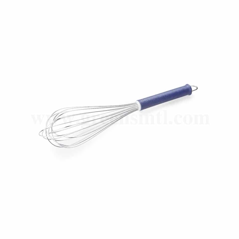 THERMOHAUSER Balloon Whisk with Plastic Blue handle 500mm