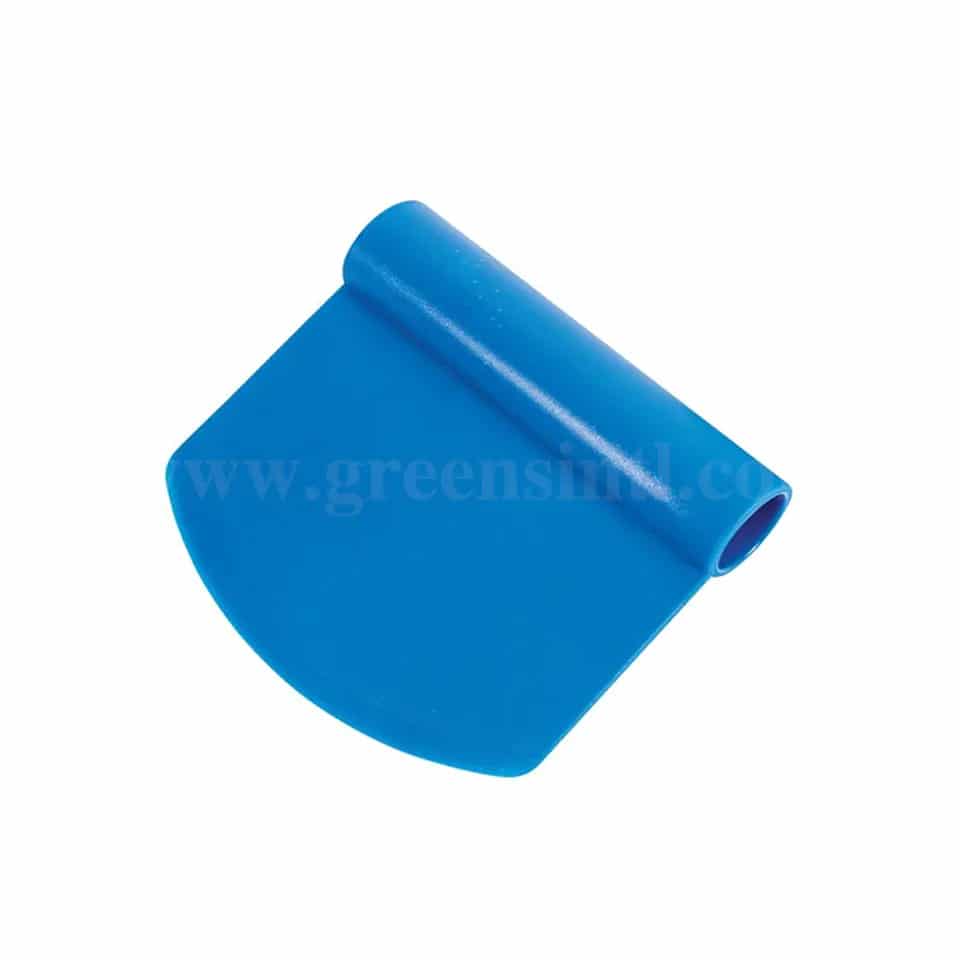 THERMO HAUSER Dough Cutter Blue with Round Handle 120 x 110 mm