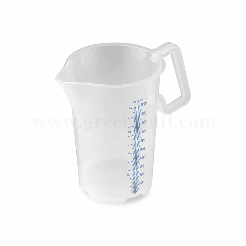 THERMOHAUSER Measuring Jug closed Handle with Blue Marking-2 L