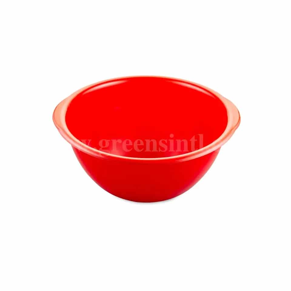 THERMOHAUSER Plastic Mixing Bowl Red D210 x h105 mm-2.5 L