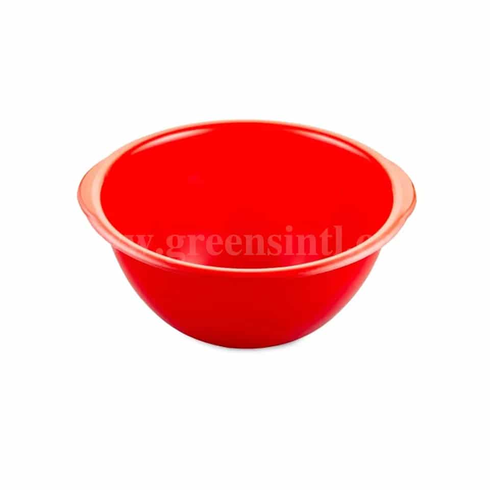 THERMOHAUSER Plastic Mixing Bowl Red D250 x h120 mm-4.5 L