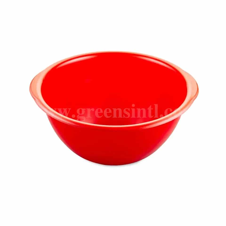 THERMOHAUSER Plastic Mixing Bowl Red D280 x h145 mm-6 L