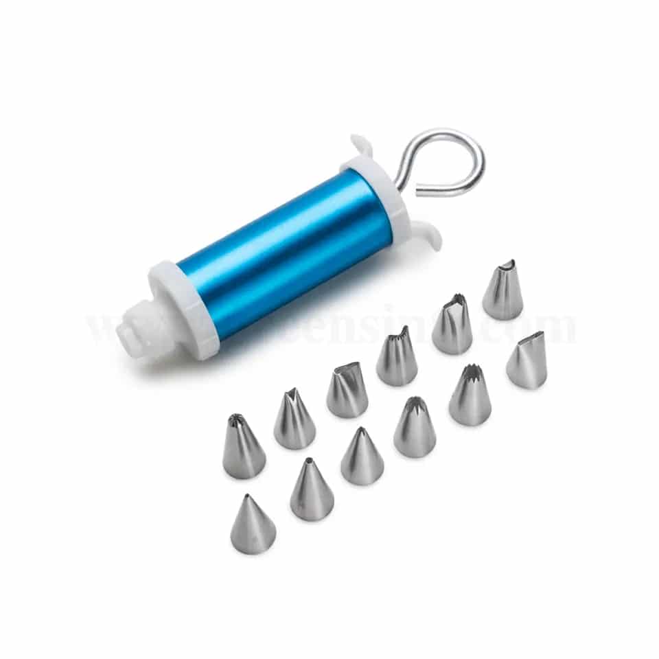 THERMOHAUSER Cake decorating set - garnishing syringe with nozzles Set