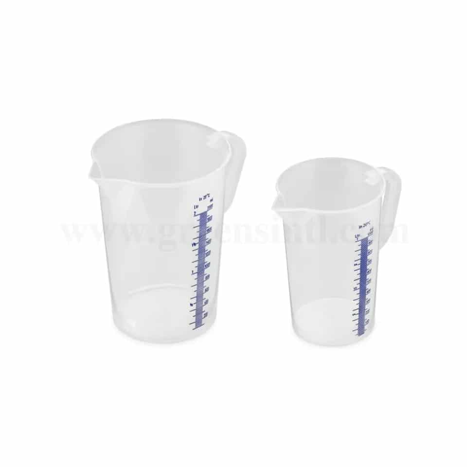 THERMOHAUSER Measuring jug with closed handle with blue measuring-0.25 L