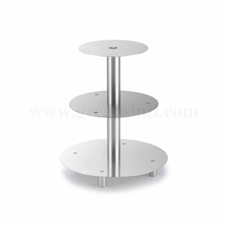 THERMOHAUSER Round Three Tier Cake Stand (D 200,260 and 320 mm)