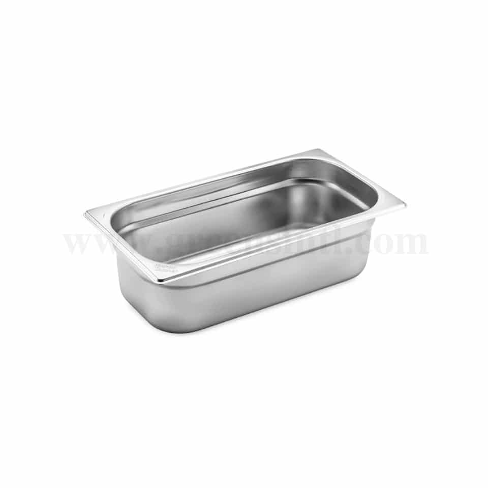THERMOHAUSER Stainless steel GN 1/3 container without handles h100mm-3.5 L