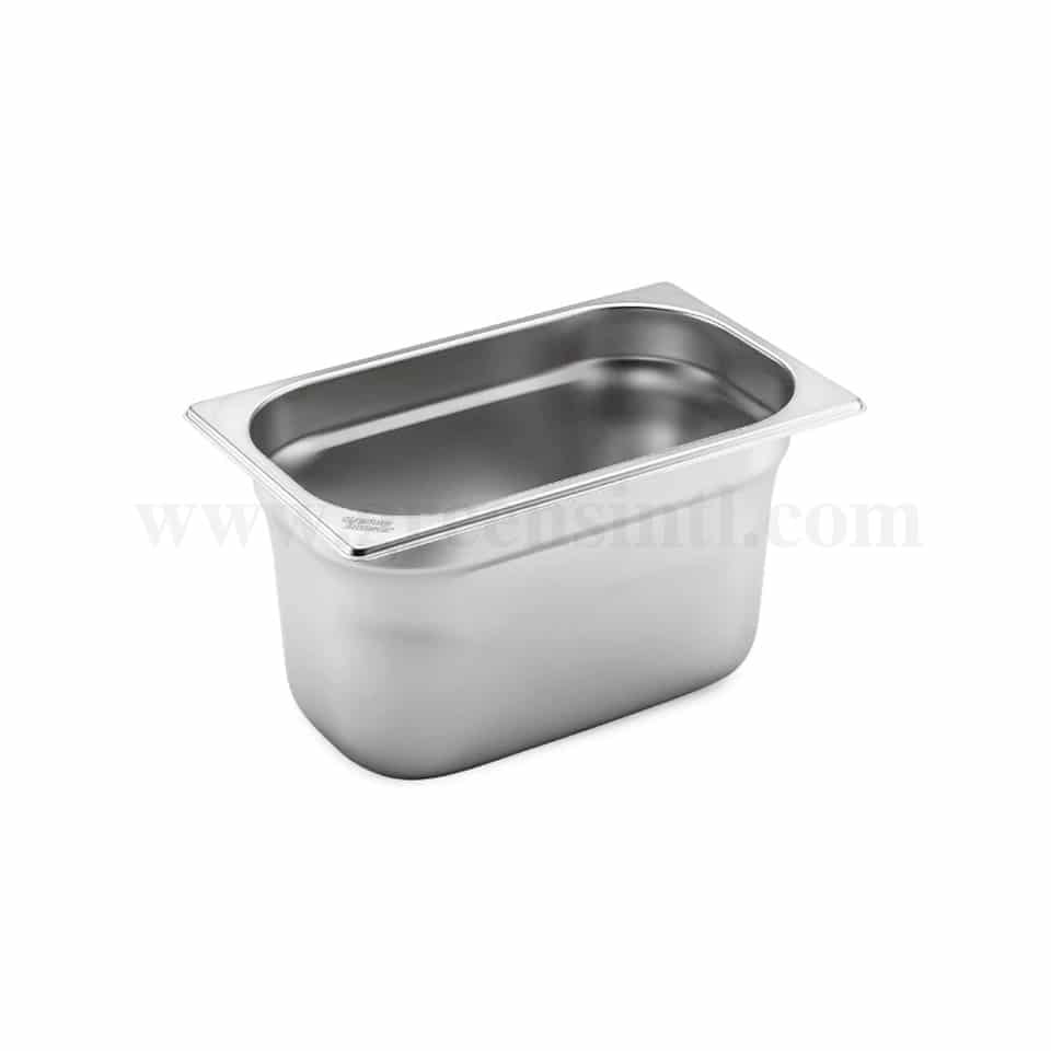 THERMOHAUSER Stainless steel GN 1/4 container without handles h150 mm-3.75 L