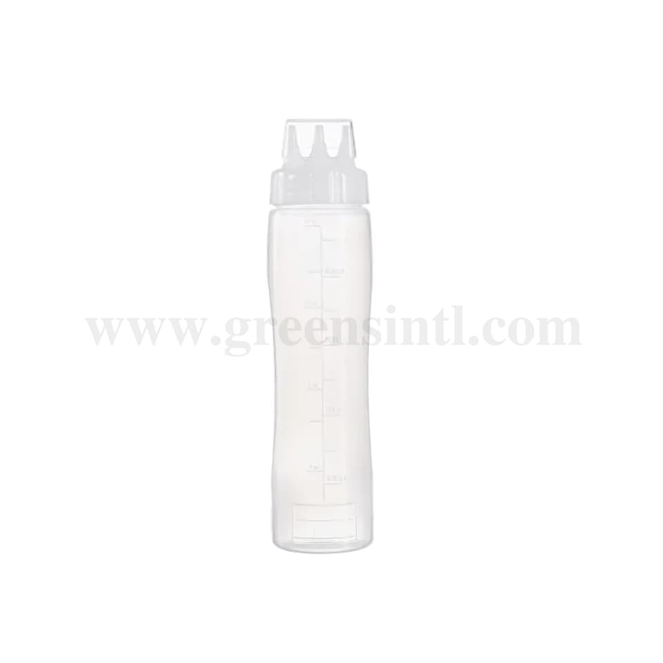 ARAVEN Squeeze Sauce Bottle 3 Nozzle D75x212-50cl