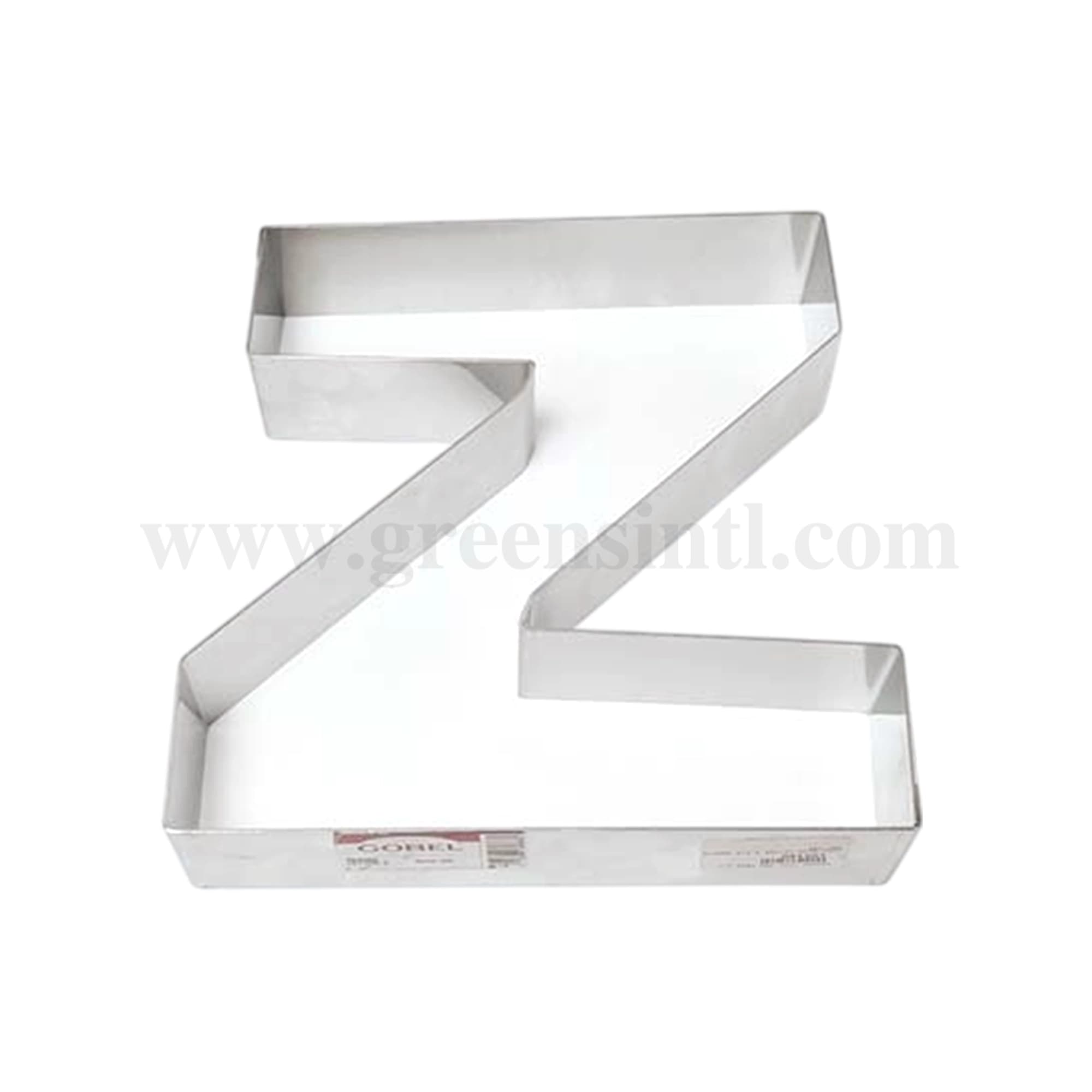 GOBEL Cake Ring Letter 'Z' Shape 200 x 217 x h45mm