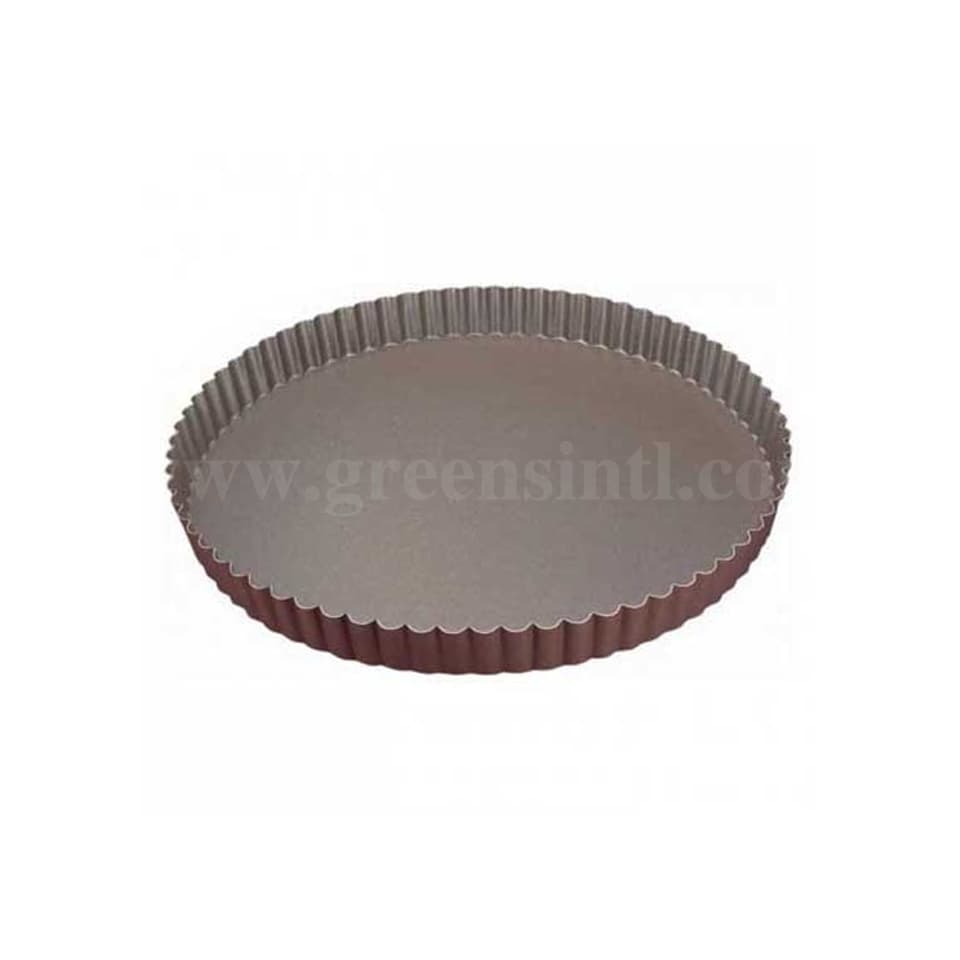 GOBEL Non-stick Round fluted pie dish D320/310 x h25 mm