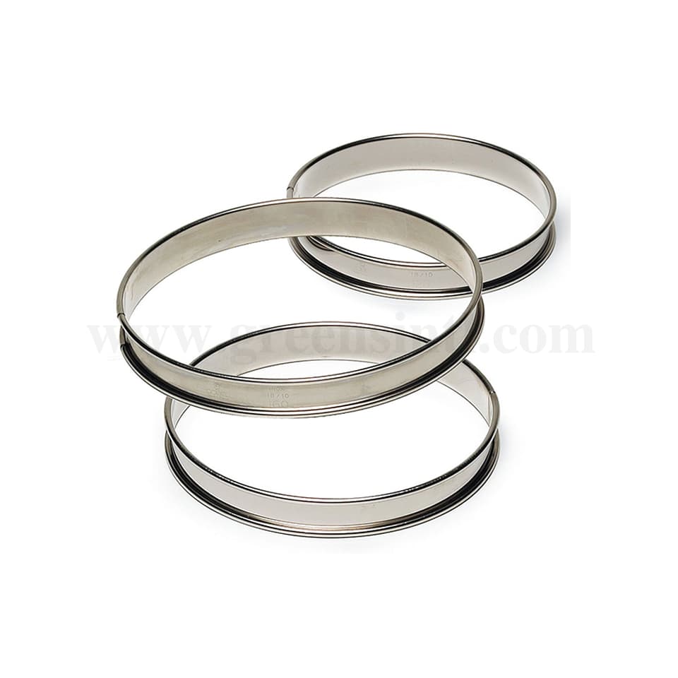 GOBEL Tart ring with rolled edges D100 x h27 mm