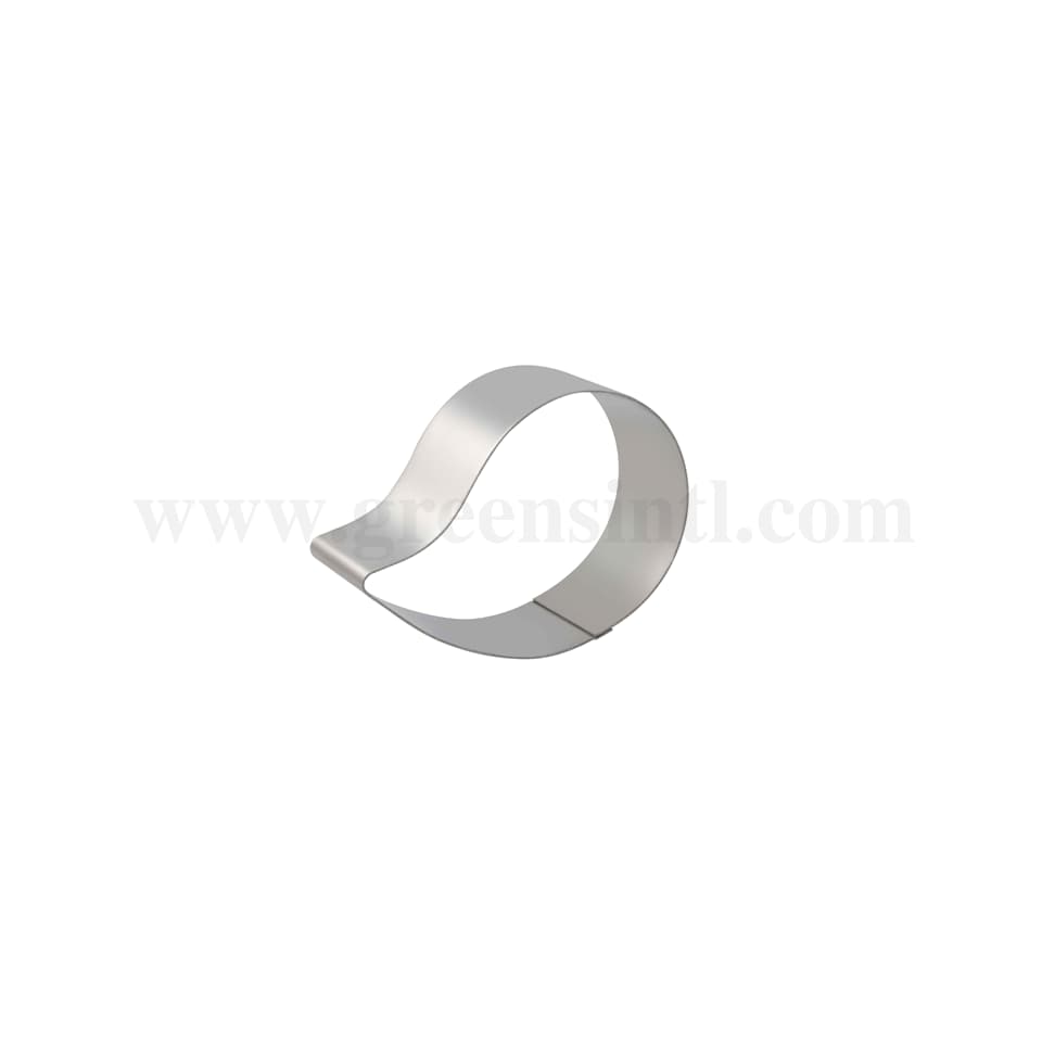 MARTELLATO Comma-shaped Cake Band 235 x 180 x h40mm