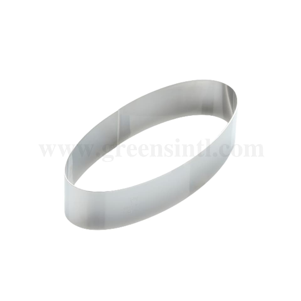 MARTELLATO Oval Entremet Pastry Ring 90x210xh40mm