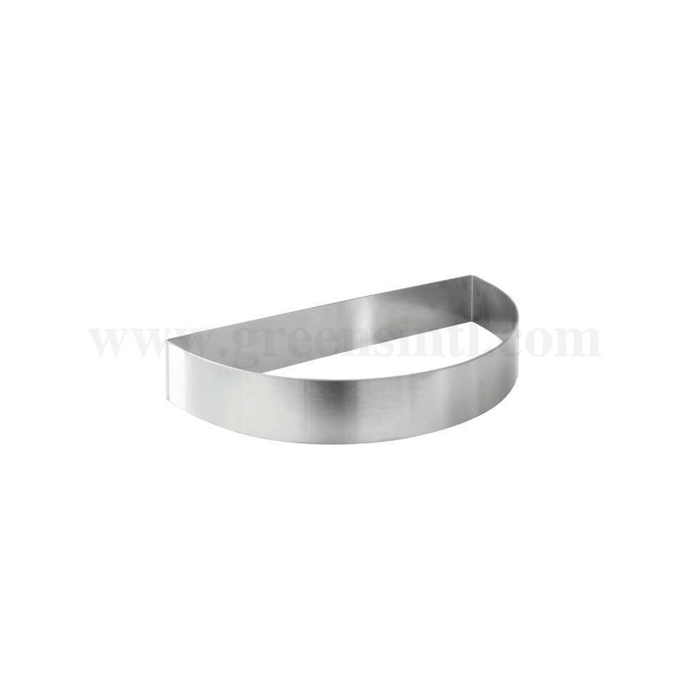 GREENS CHOICE Cake Ring Half Moon L 260 mm x W 160 mm x H 45 mm