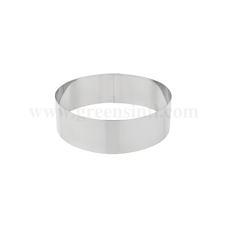 GREENS CHOICE Cake Ring Round D 8 Inch x H 2.5 Inch