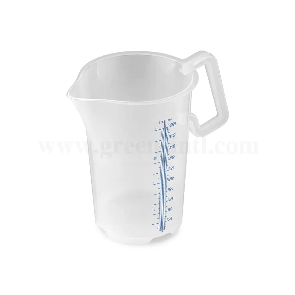 THERMOHAUSER Measuring Jug closed Handle with Blue Marking-2 L