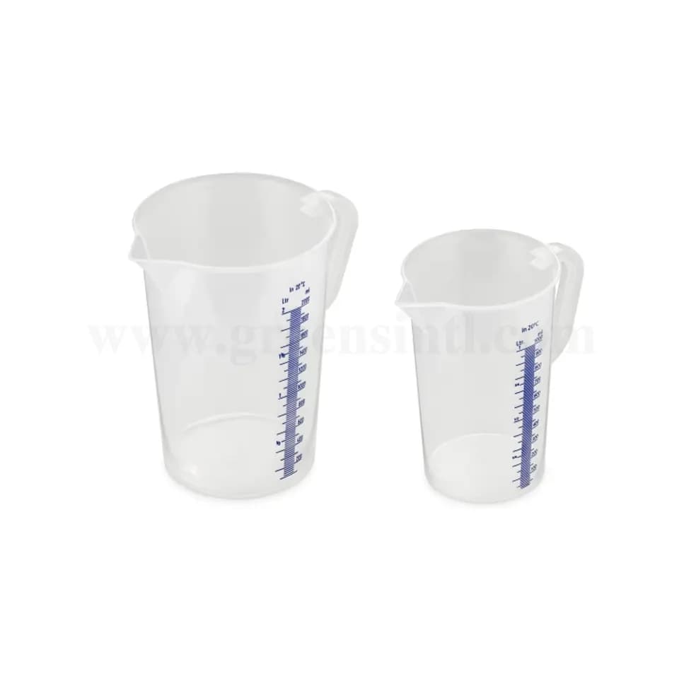 THERMOHAUSER Measuring jug with closed handle with blue measuring-0.5 L