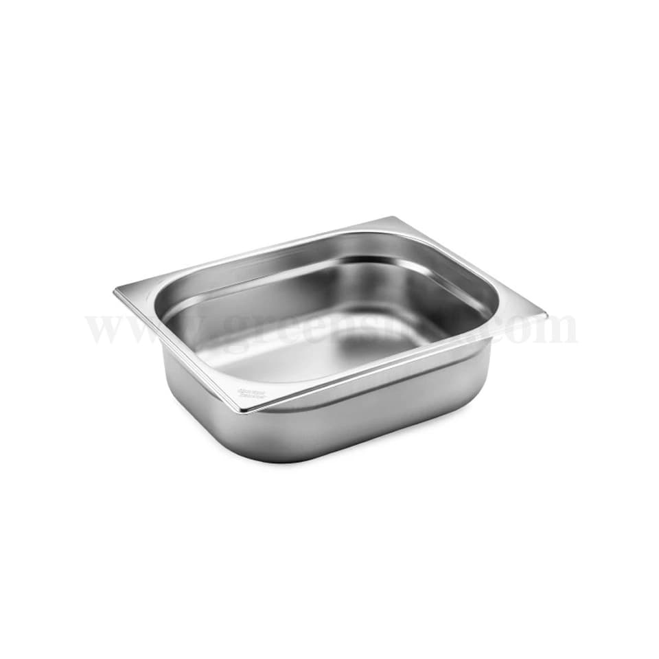 THERMOHAUSER Stainless steel GN 1/2 container without handles h100mm-5.5 L