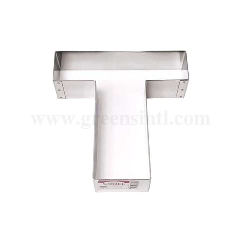 GOBEL Cake Ring Letter 'T' Shape 200 x 192 x h45mm