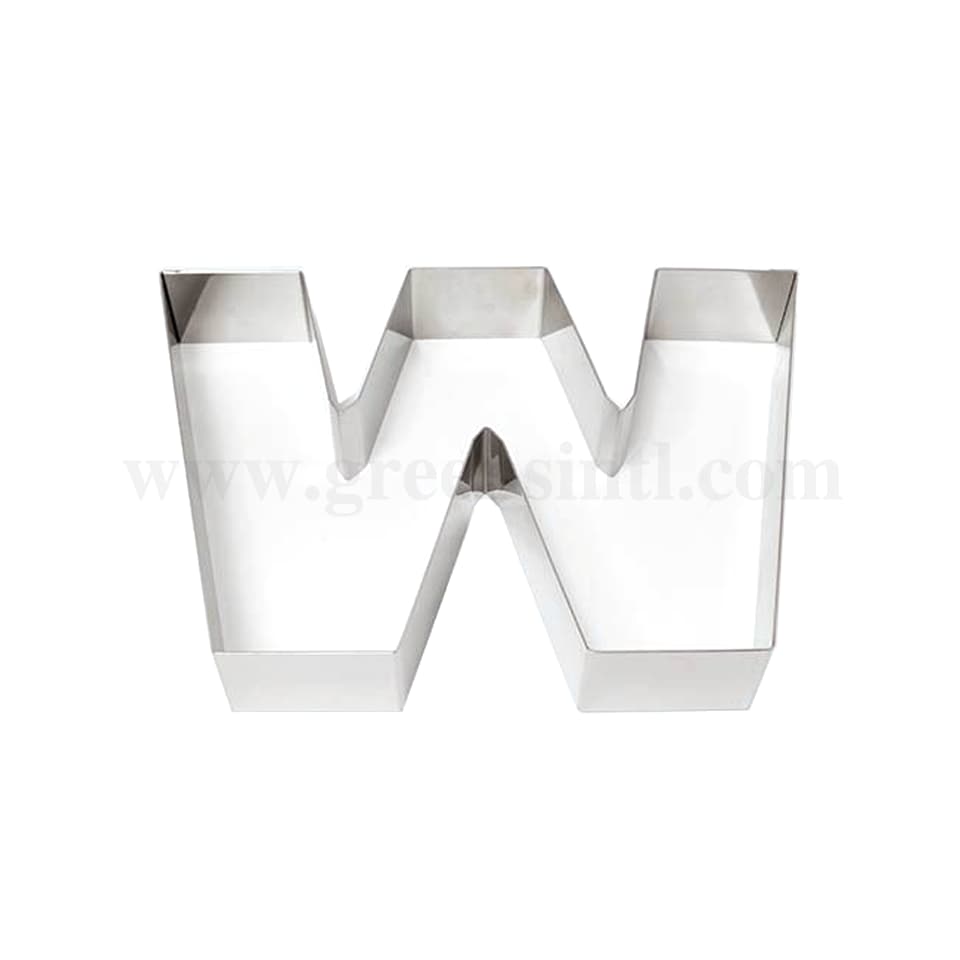 GOBEL Cake Ring Letter 'W' Shape 200 x 278 x h45mm