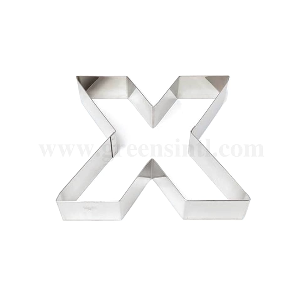 GOBEL Cake Ring Letter 'X' Shape 200 x 210 x h45mm
