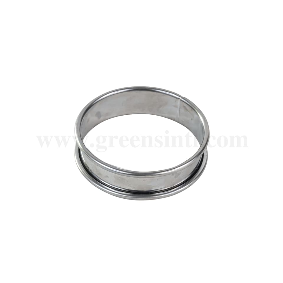 GOBEL Stainless steel Tart ring rolled edges D 90 x h20 mm
