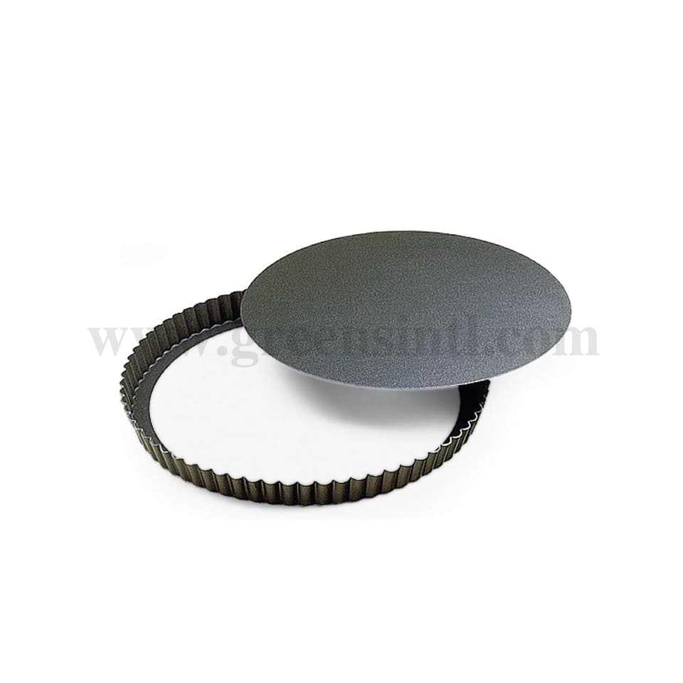 GOBEL Non-stick High fluted round pie dish Removable bottom D 260/240 x h 35 mm