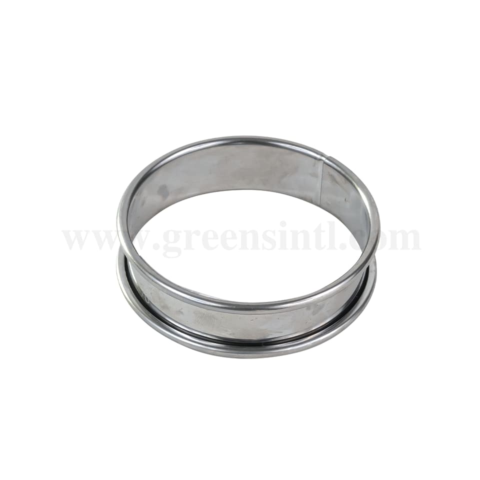 GOBEL Stainless steel Tart ring rolled edges D 110 x h 20 mm